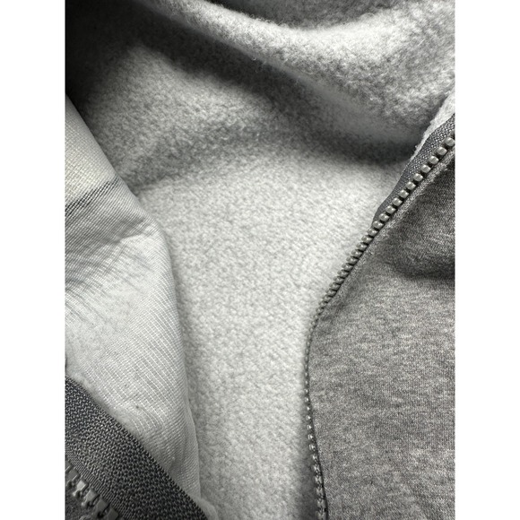 Peanuts Hoodie Mens XS Gray Zip Up Snoopy Woodstock Doghouse Fleece Graphic - Picture 8 of 8